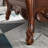 American retro carved storage coffee table