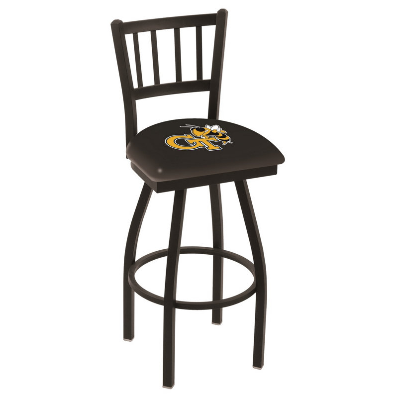 Tabouret de comptoir pivotant de 25 po NCAA, Yellow Jackets de Georgia Tech, 25 po de hauteur