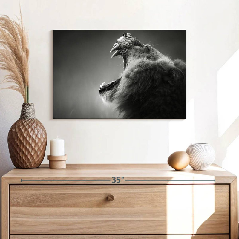 Lion Maw, 16" H x 24" W