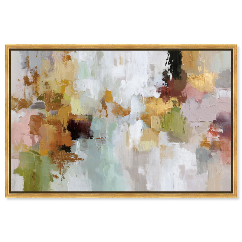 «Color of Earth IV», reproduction d'art sur toile par Art Remedy, cadre doré, 36 x 24, H 25 po x l 37 po, Cadre doré