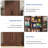 Farmhouse 47" Kitchen Pantry Cabinet with Barn Doors & 10 Door Shelves, Wood Storage Organizer with Adjustable Shelves-1497860091