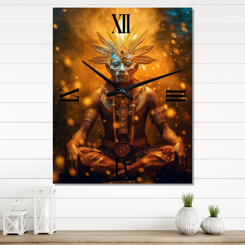 Horloge murale Majestic Glam Shaman, Grand
