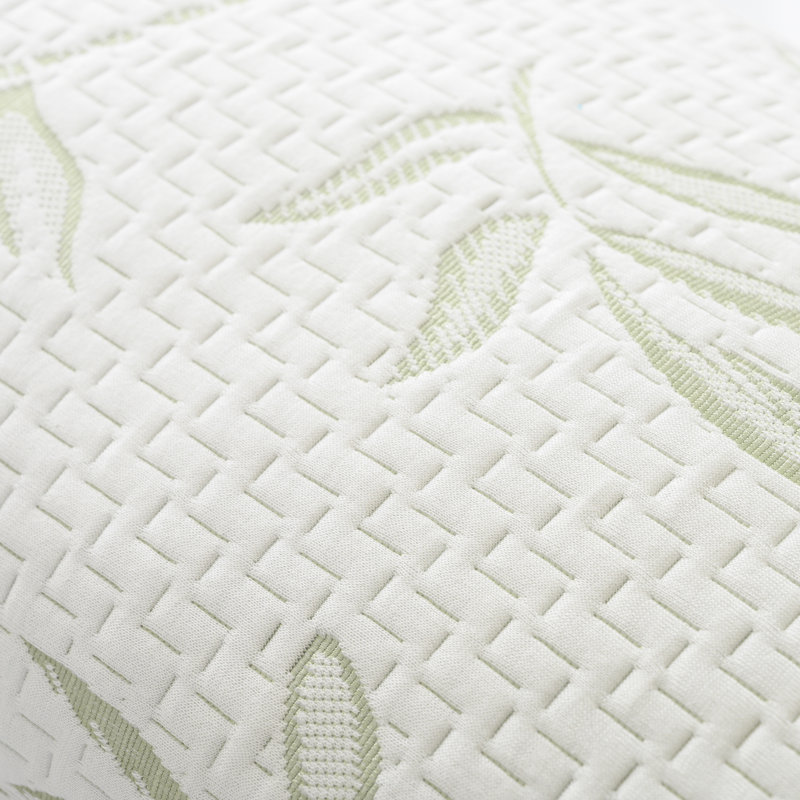 Wimbledon Rayon 1pc Bamboo Memory Foam Plush Support Pillow, Standard Pillow: 28" x 16"