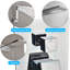 Ensemble de robinet de douche rectangulaire à 3 fonctions Cascade Bliss Modern Luxury-113033594