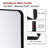 SUMERAIN Anti-Black Edge Framed Wall Mirror & Bathroom Vanity Mirror – Aluminum Frame, Shatter-Resistant Tempered Glass-758242392-758242390