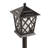 Black Solar Powered Integrated LED Pathway Light Pack