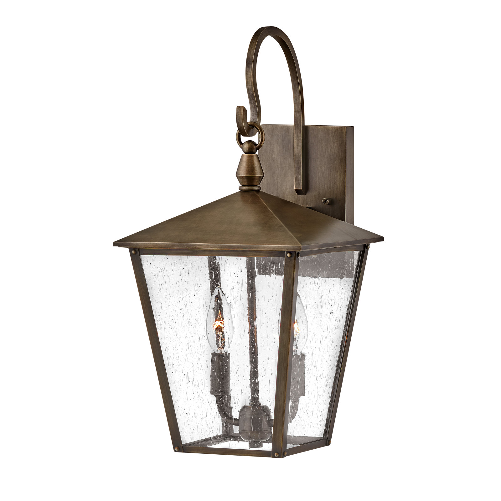 Huntersfield 3 - Bulb Outdoor Wall Lantern, Burnished Bronze, 18.75"H x 9"W x 10.75"D
