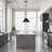 22" Diameter Integrated LED Black Pendant-1187978683-1187978680