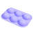 Norbi 6 Cup Non-Stick Silicone Mold with Lid-56116096