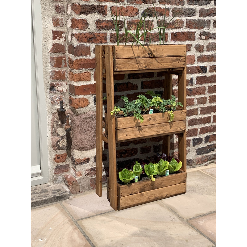 Ischia Handmade Wood Vertical Garden