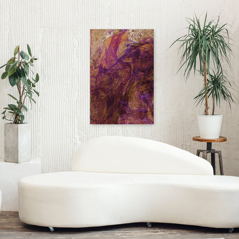 Art contemporain, art contemporain abstrait, H 36 po x l 24 po