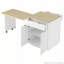 82.6" Fluted Kitchen Island With Extendable Dining Table For 4-6, Power Outlet,Double-Side Storage-1134912008