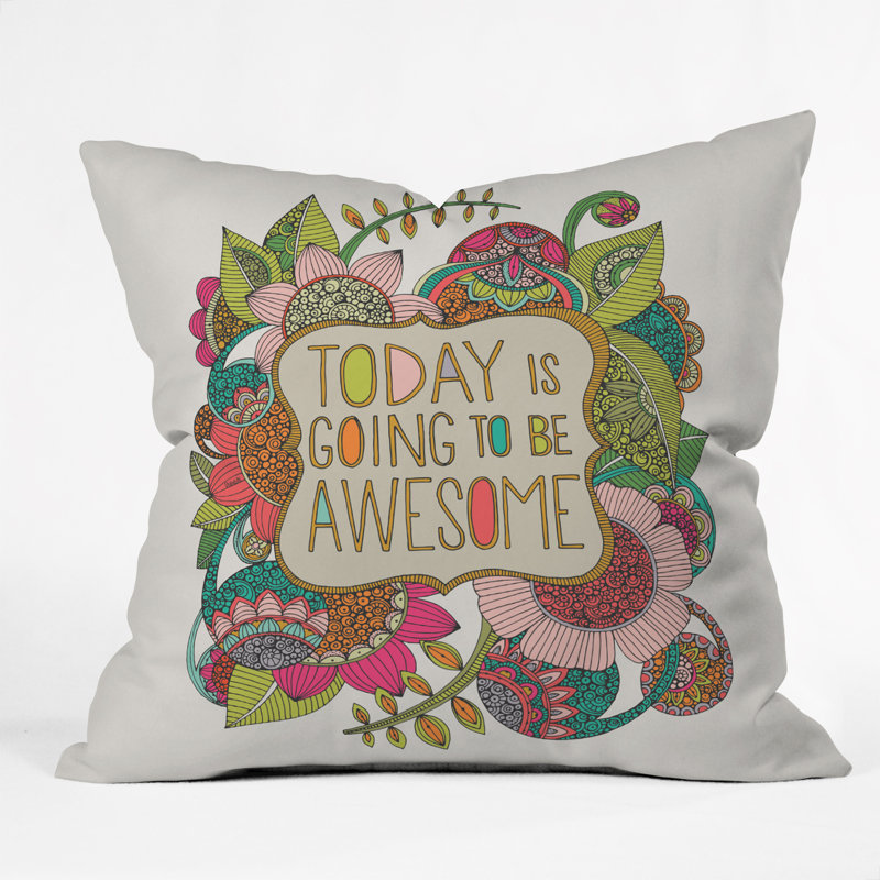 Coussin décoratif d'intérieur/d'extérieur, 16 po x 16 po