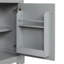 Meuble-lavabo de 20 po avec lavabo, armoire de salle de bain avec porte à fermeture douce, support de rangement et tablette réglable, gris (ancien SKU: N725P218017E)-1770423531