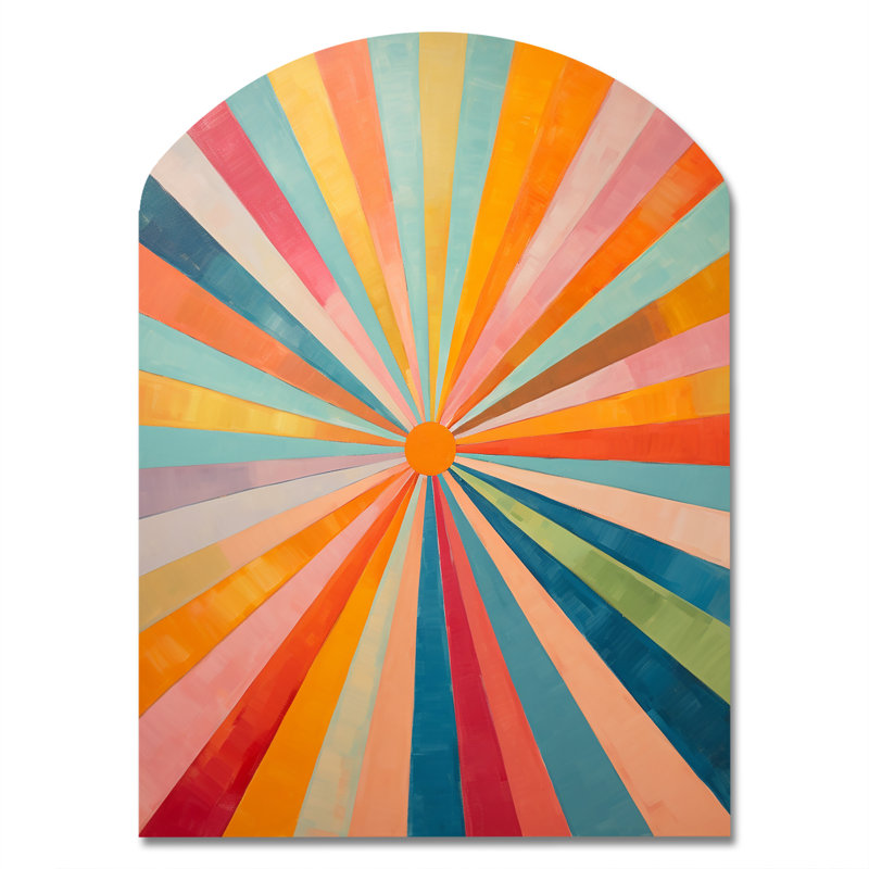 Jack - Arch, art mural Mid-Century abstrait, sculpture murale asymétrique en métal, H 34 po x l 25 po