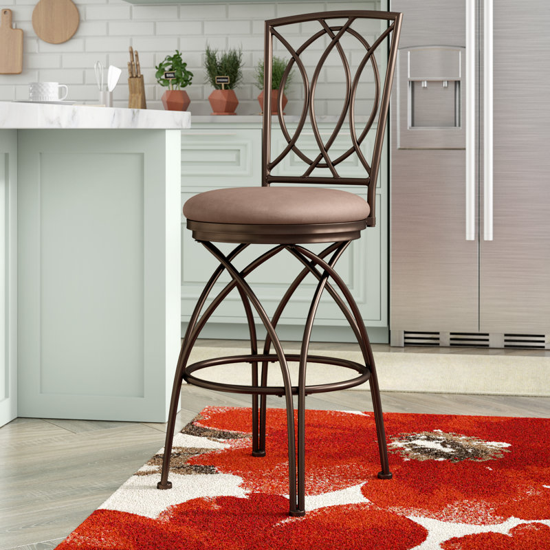 Sasun Swivel Bar & Counter Stool, Bar Stool (30" Seat Height)