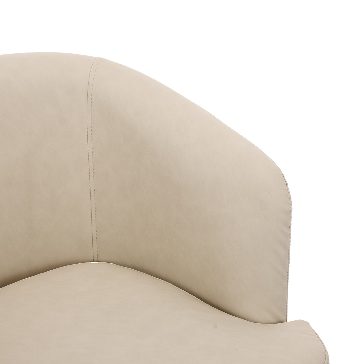 Latitude Run® Faux Leather Swivel Dining Chair - Wayfair Canada