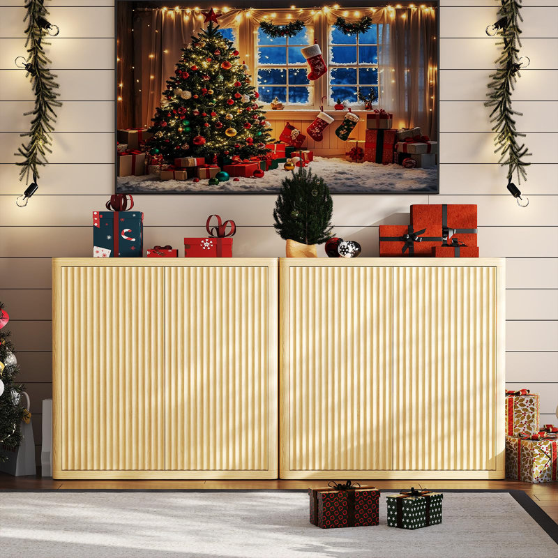 2 - Door Rectangle Accent Cabinet