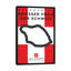 Impression sur toile, "f1 bremgarten course track" minimal movie-32493148-72134254-72134260