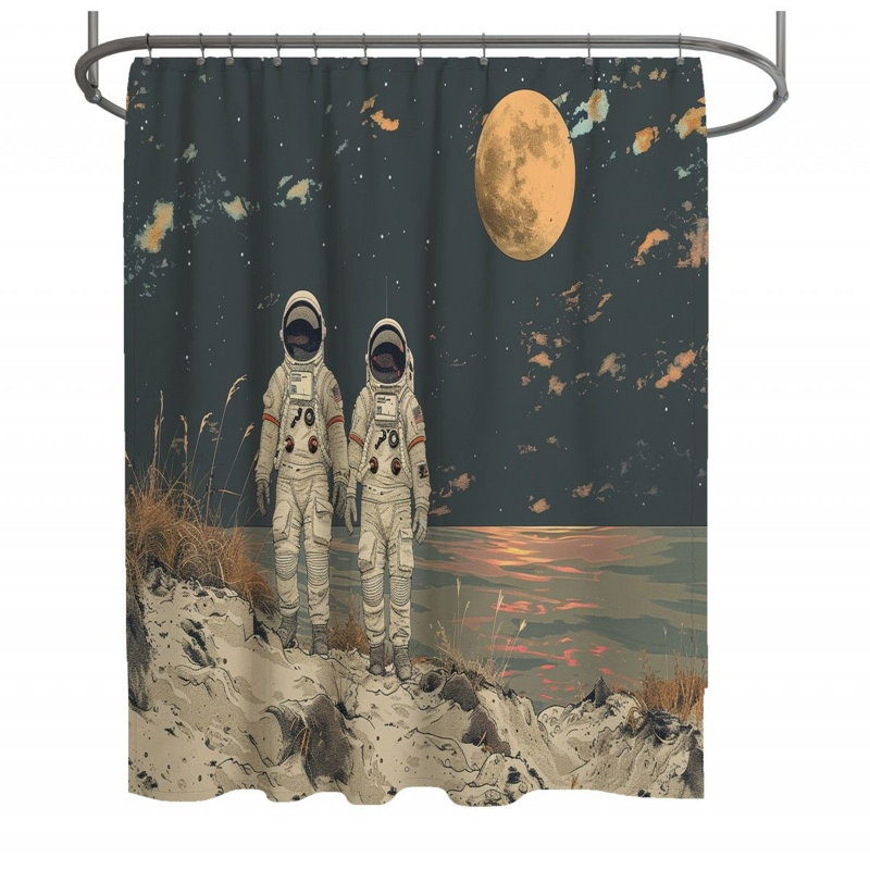 Herline Shower Curtain, 83"H x 70"W