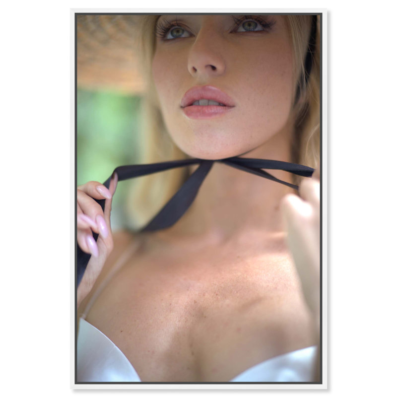Yours Forever Canvas Fashion Print by Oliver Gal, 16"H x 11"W, White Frame