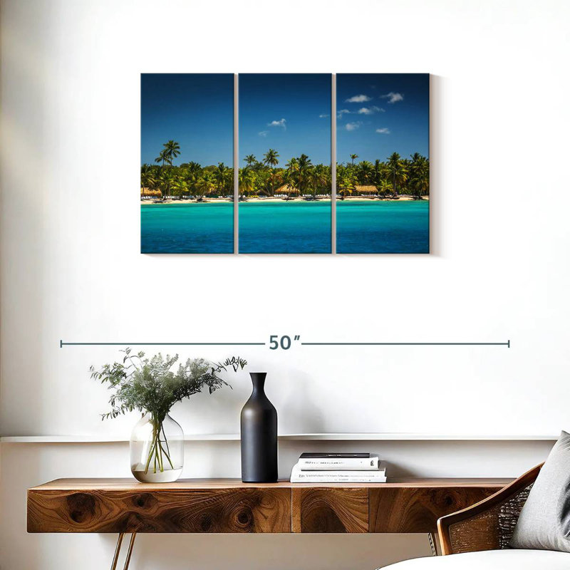 Gillard Paradise Beach, paysage, H 20 po x l 33 po