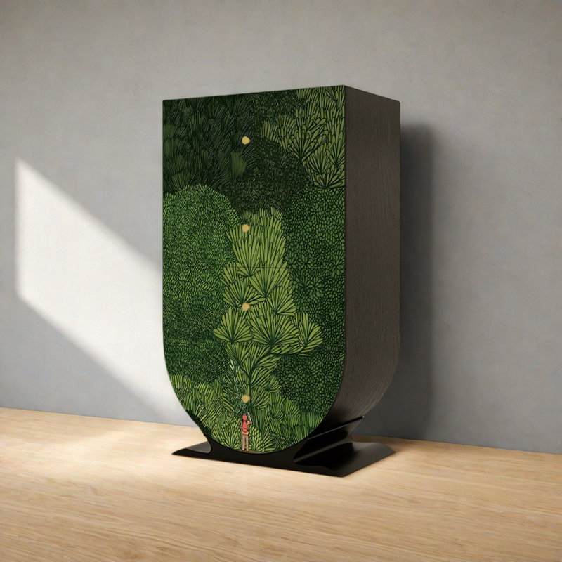 Commode à 4 tiroirs style français Green Jungle