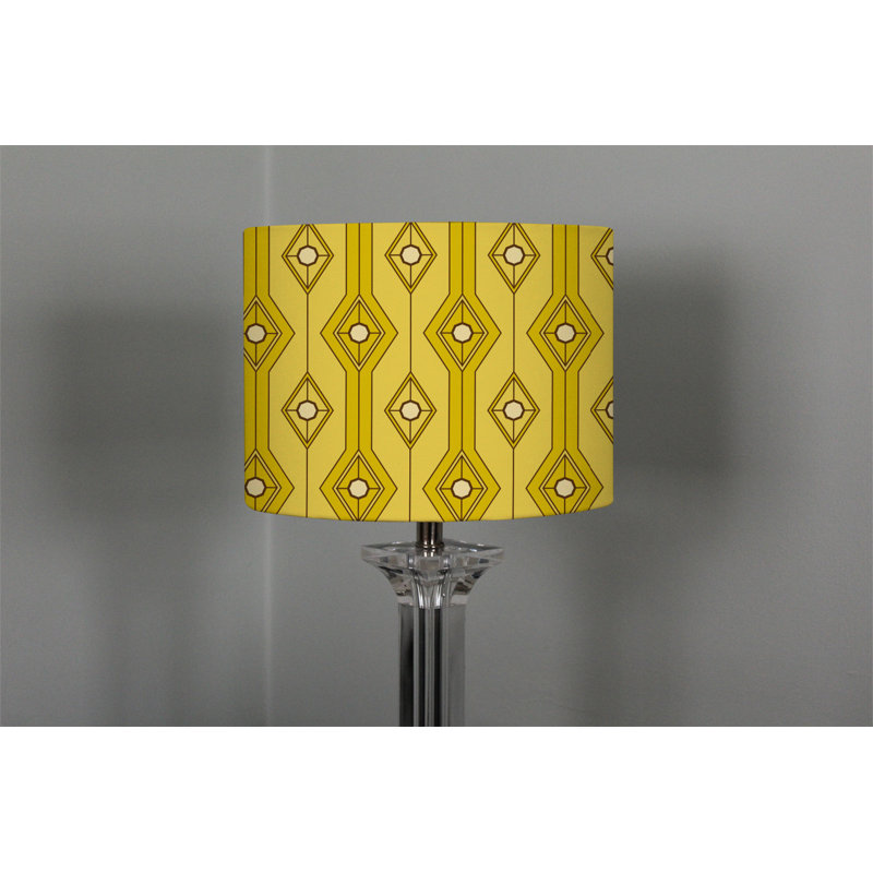 Cotton Drum Lamp Shade ( Uno ), 22cm H x 25cm W x 25cm D