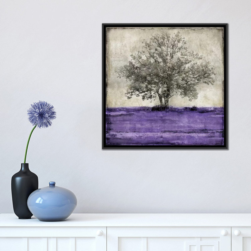 «Majestic Amethyst» par Eric Turner, reproduction sur toile tendue sur châssis, H 26 po x l 26 po x P 1,5 po, Pas de tapis