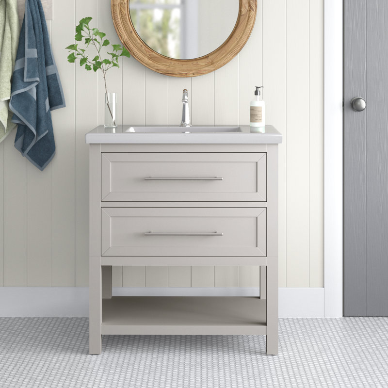 Ensemble de meuble-lavabo simple 30 po Bickley, Blanc