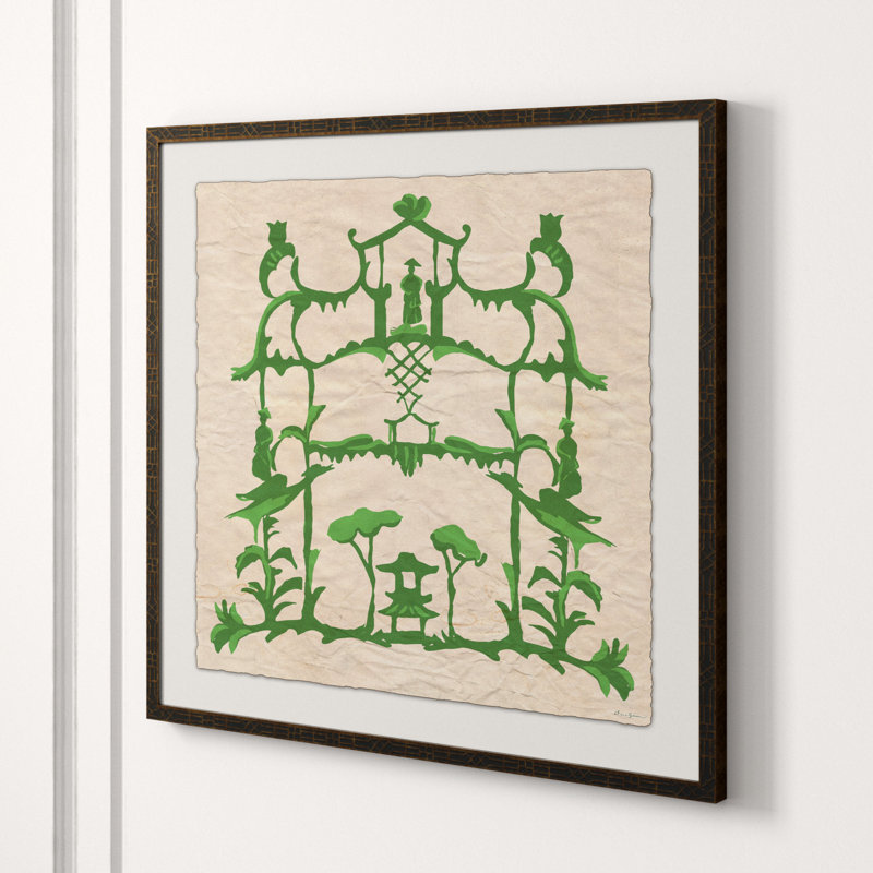 Folly In Green Print by Dana Gibson