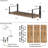 Floating Shelves For Living Room Decor, Floating Bookshelf Set Of 3, Burned Finish Rustic Wood Wall Shelves
