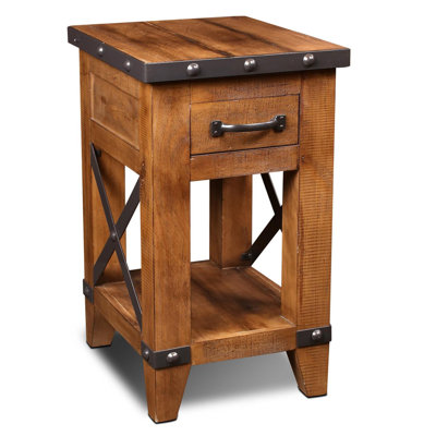 Table d'appoint 1 tiroir Larson