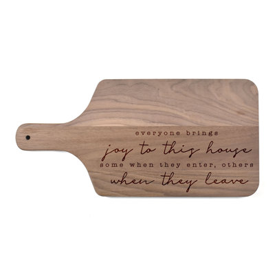 Joy in This House Paddle Cutting Board