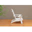 Chaise Adirondack en polystyrène - Blanc