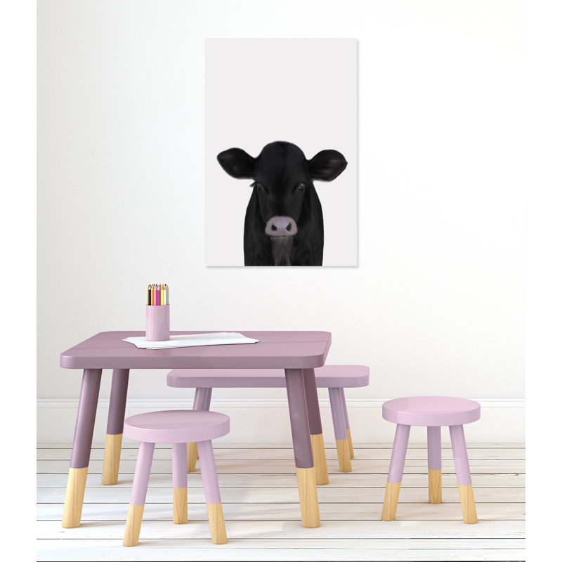 Mignon veau 1, reproduction d'art, H 36 po x l 24 po x P 1,5 po, Canevas