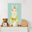 «Palmieri Fancy Animals I», reproduction sur toile tendue-241231822