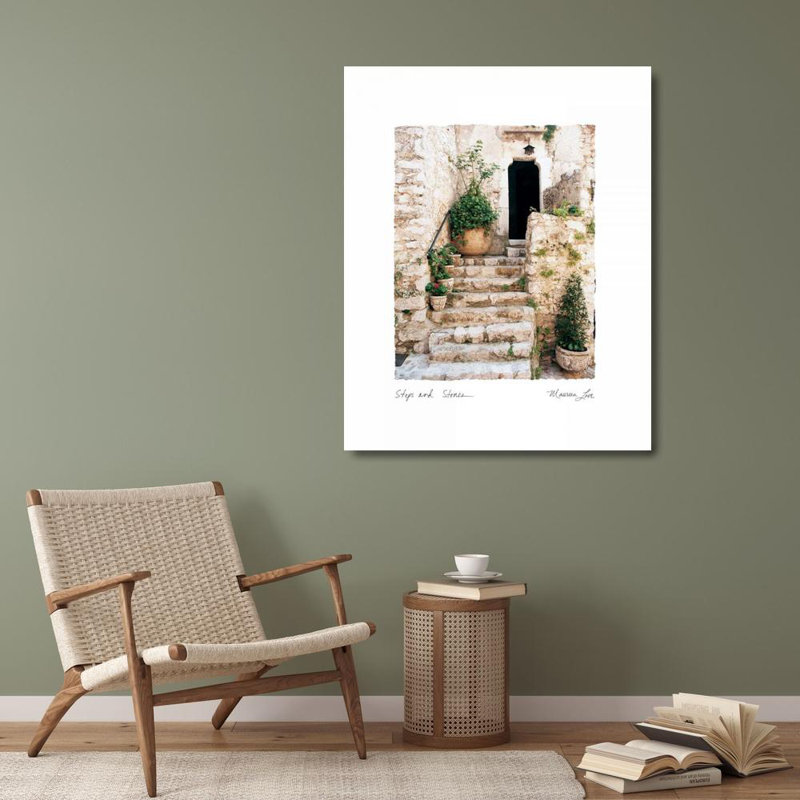 «Latitude Run® Love, Maureen», reproduction d'art sur toile sous le titre: Steps n Stones, H 34 po x l 28 po