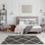 Myshaggy Collection Rugs Diamond Design in Dark Grey-160187980