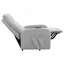 Fauteuil inclinable gris capitonné-724317926