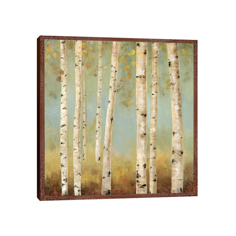 Eco II 1 Piece Painting on Canvas, 45.72 cm H x 45.72 cm W, Classic Brown Wood Framed Canvas