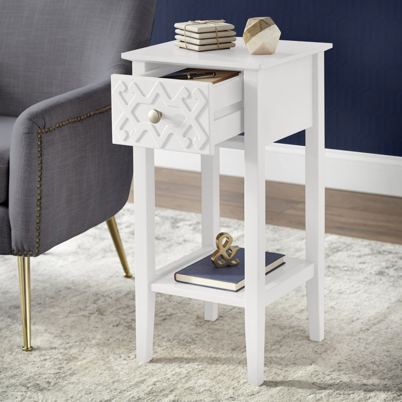 Table de bout Sue, Blanc