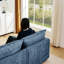 Modular Sectional Sofa, Upholstered Couch For Living Room, 3-Seater Couch With Movable Ottoman-388292369