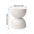 Outdoor Patio Table Round Concrete Accent Table With Speckled Design For Garden