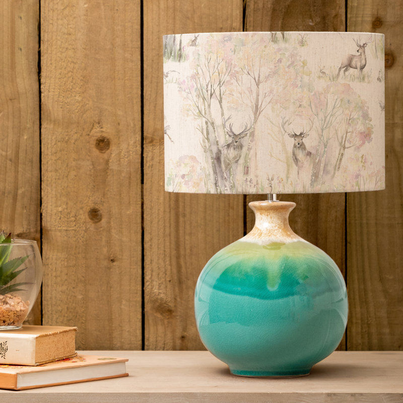 Enchanted Forest Ceramic Table Lamp