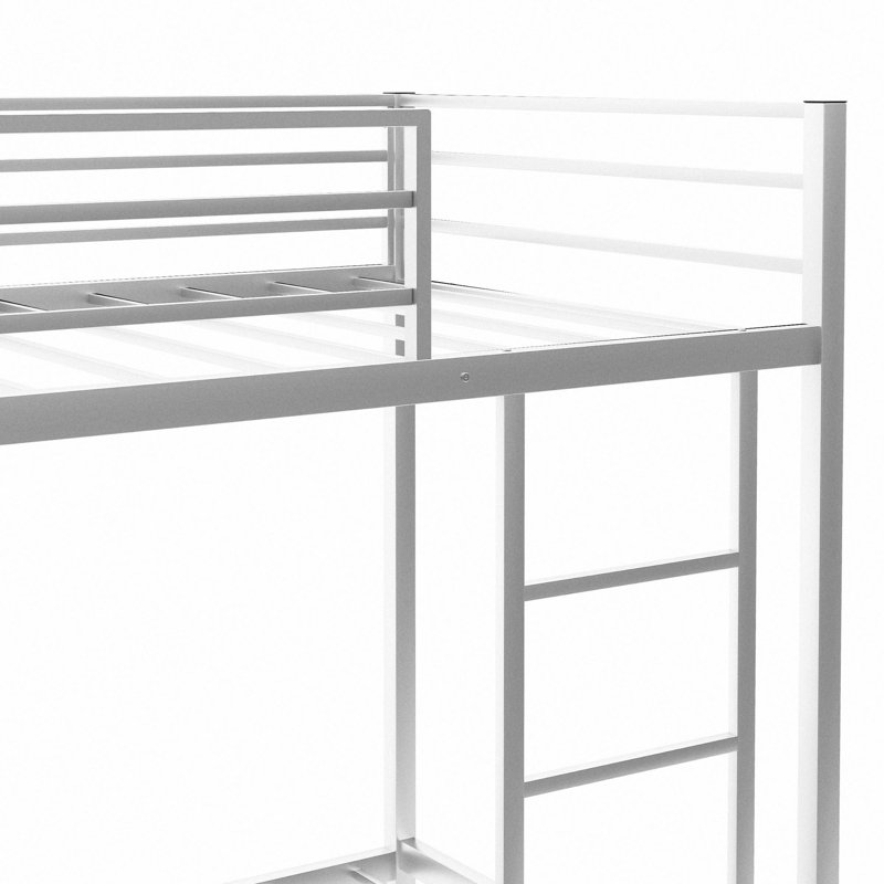 Orth Kids Bunk Bed, Silver, Twin over Twin