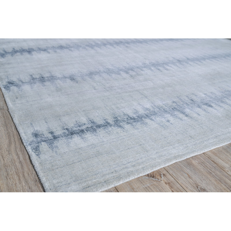 Chroma Chevron Area Rug in Light Blue, Rectangle 8' x 10'