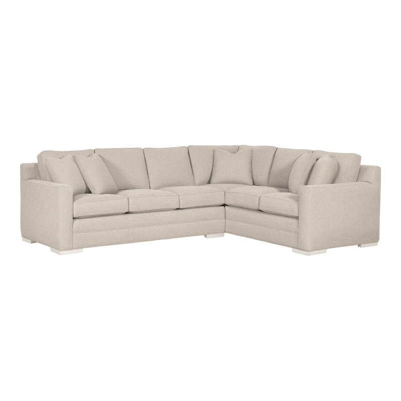 Summerton Upholstered L-Shaped Sectional Right Hand Facing, Nadia Steam, Casa Blanca
