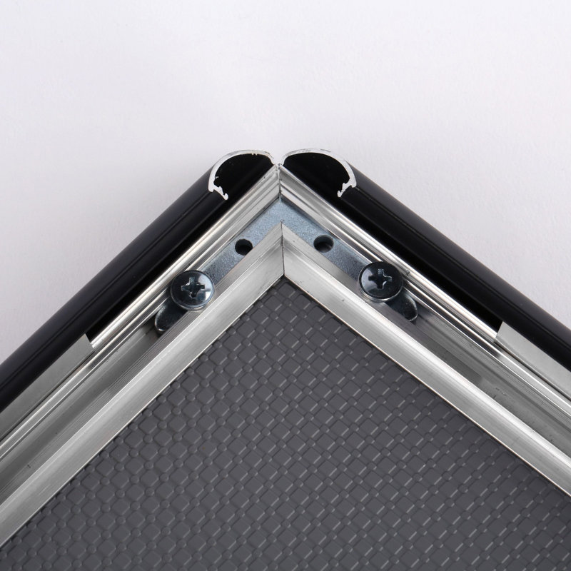 Opti Snap Poster Frame 22x28 Inch Silver 1" Aluminum Profile (2 pack), 18" W x 24" H