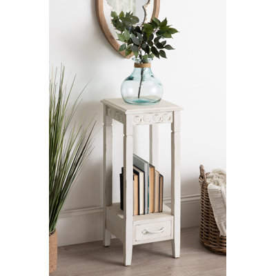 Dodson Solid Wood Top End Table with Storage